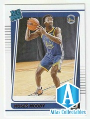 2021-22 Donruss Base Rated Rookie Card #234 Moses Moody WARRIORS